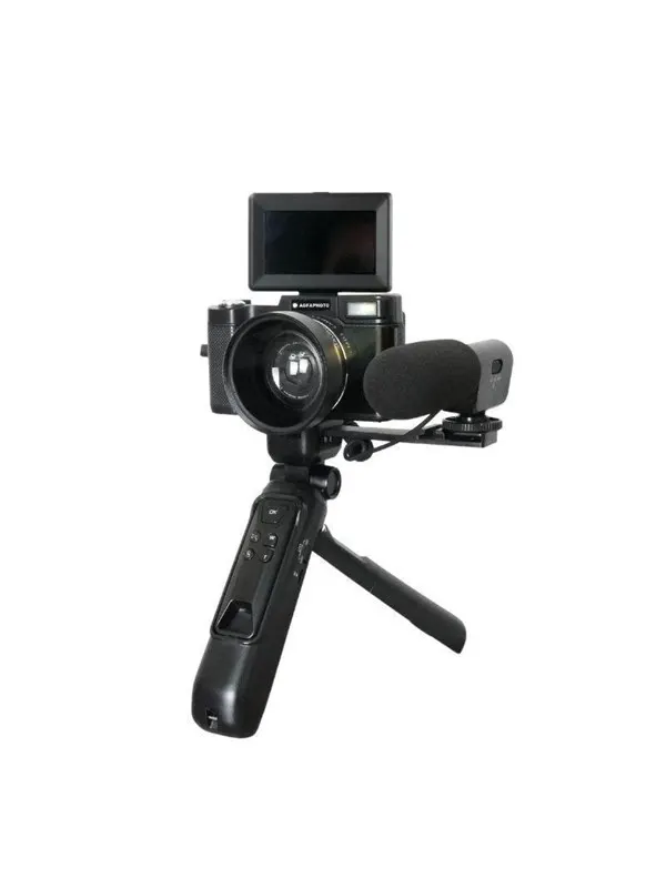 Agfa Realishot Vlogging Camera - 4K-Video - 16x Digital Zoom - Black