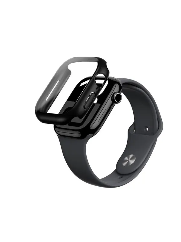 AmazingThing Radix Glass Case for Apple Watch 46mm - Black