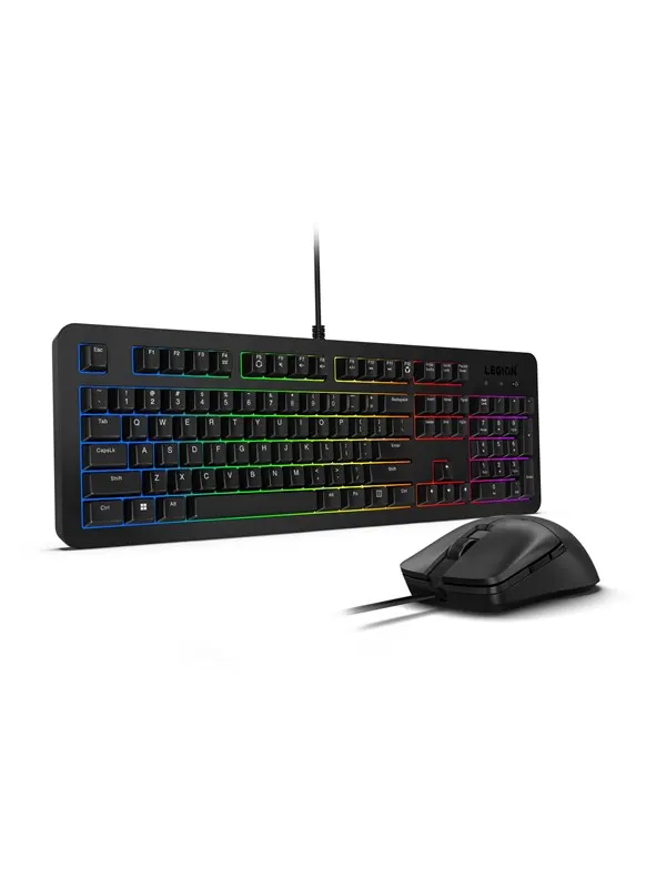 Lenovo Legion KM310 RGB Gaming Combo Keyboard and Mouse - Gaming Tangentbord - Engelska (US) - Svart