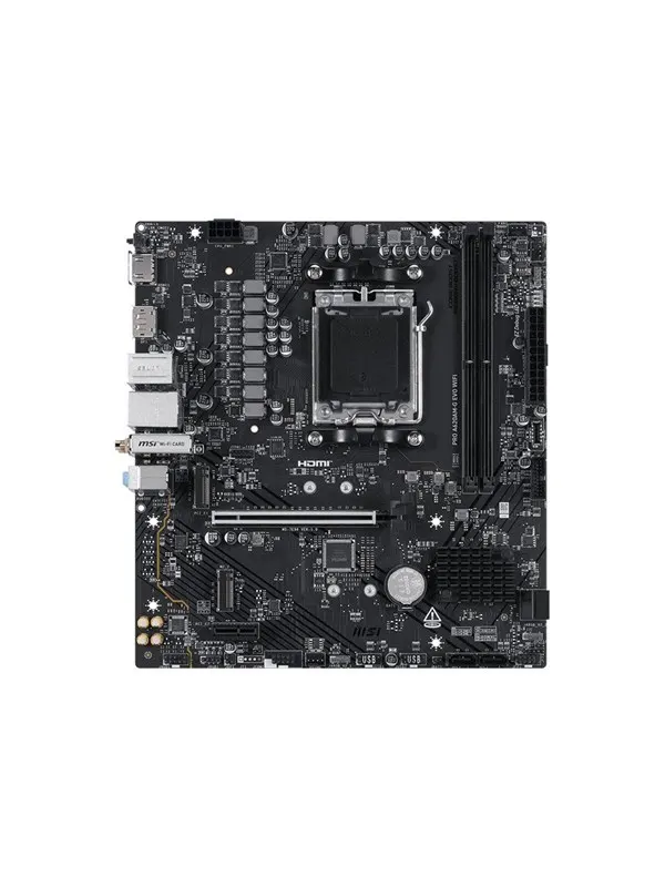 MSI PRO A620AM-G EVO WIFI - motherboard - micro ATX - Socket AM5 - AMD A620A Moderkort - AMD A620A - AMD AM5 - DDR5 RAM - Micro-ATX
