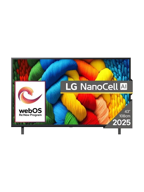 LG 43" TV LED 4K NanoCell 43NANO80A3B 43 4K Ultra HD