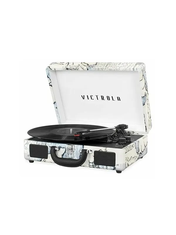 Victrola VSC-550BT - Vintage Map Print - Skivspelare