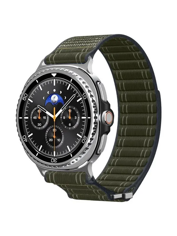Spigen Fabric Band (hook-and-loop) - green - Samsung Galaxy Watch 8 46mm/44mm/40mm