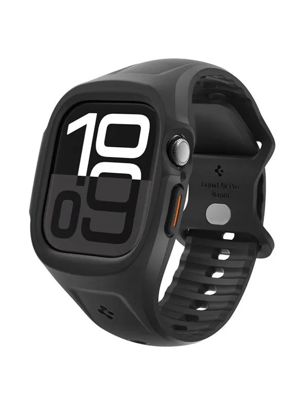 Spigen Liquid Air Pro - matte black - Apple Watch 11/10 46mm