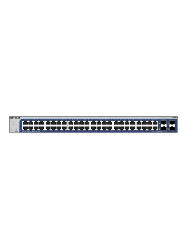 Netgear GS748T - V6 - switch - 48 ports - smart - rack-mountable