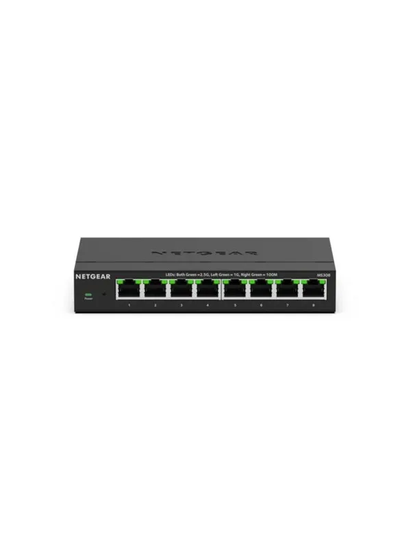 Netgear MS308 8-Port 2.5G Multi-Gigabit Ethernet Unmanaged Switch