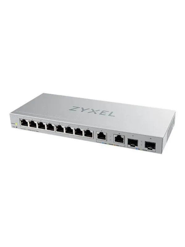 ZyXEL XGS1210-12 12-Port Web-Managed Multi-Gigabit Switch with 2-Port 2.5G and 2-Port 10G SFP+