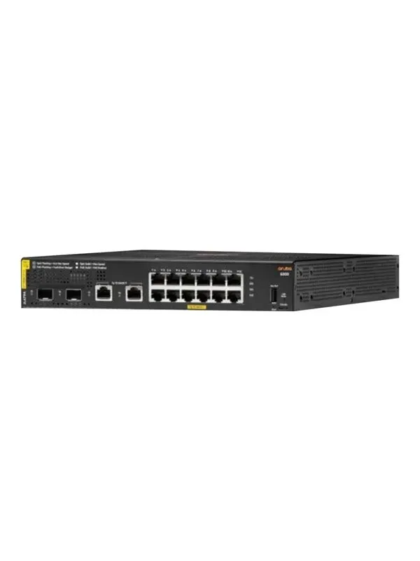 Hewlett Packard Enterprise Aruba 6000 12G Class4 PoE 2G/2SFP 139W Switch