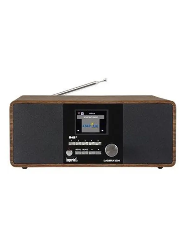Imperial TELESTAR DABMAN i200 - nätverksljudspela - DAB/DAB+/FM - Stereo - Brown
