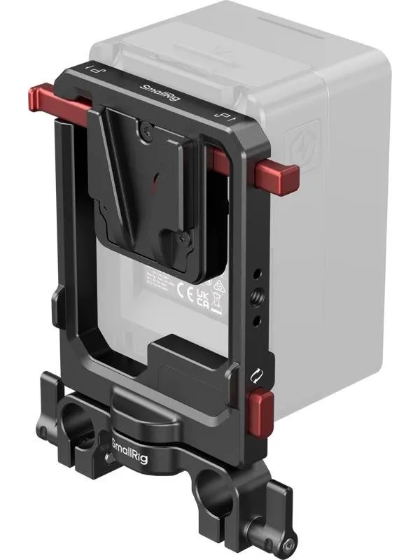 SmallRig 6273 Rotatable V-Mount Battery Plate with Dual V-Locks and 15mm Dual Rod Clamp
