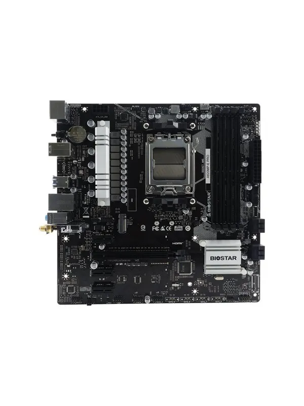 BIOSTAR A620MP-E PRO Moderkort - AMD A620 - AMD AM5 - DDR5 RAM - Micro-ATX