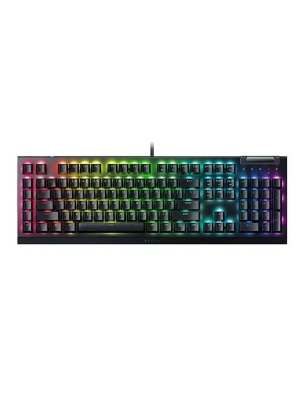 Razer BlackWidow V4 X - Green Mechanical (Clicky) - Gaming Tangentbord - Fransk - Svart