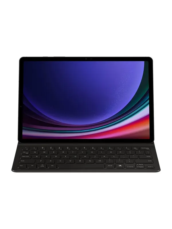 Samsung Galaxy Tab S10 FE / Tab S9 FE / Tab S9 - Book Cover Keyboard Slim - Black (English) - Tastatur &amp; Folio set - Svart