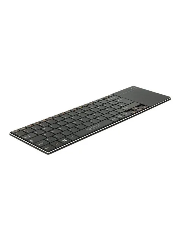 DeLOCK Wireless Keyboard - Tangentbord - Tysk - Svart