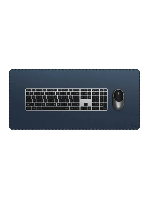 Satechi Vegan-Leather Premium Desk Mat - Blue