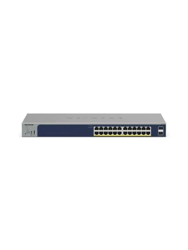 Netgear GS724TPP 24-Port Gigabit Ethernet PoE+ Smart Switch w/ optional Remote/Cloud Management and 2 SFP Ports (380W)