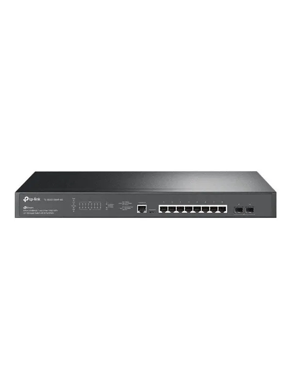 TP-Link TL-SG3210XHP-M2 JetStream 8-Port 2.5GBASE-T and 2-Port 10GE SFP+ L2+ Managed Switch with 8-Port PoE+