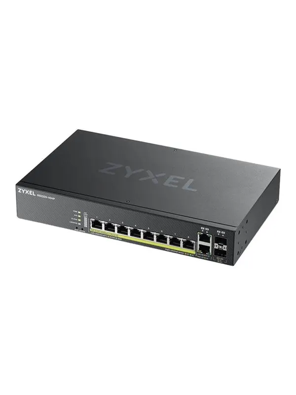 ZyXEL GS2220-10HP - switch - 8 ports - Managed - rack-mountable