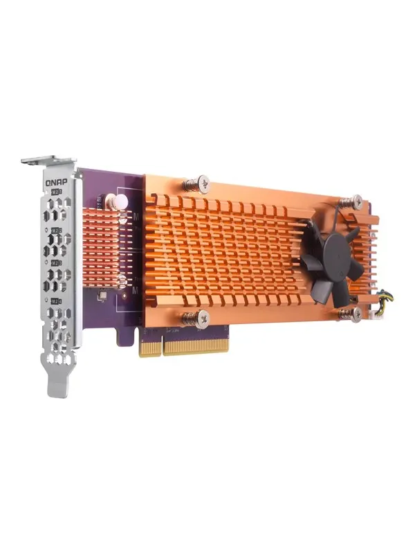 QNAP QM2-4P-384 - Storage controller - PCIe 3.0 - low profile - PCIe 3.0 x8