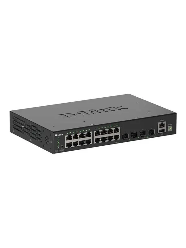 D-Link SmartPro DGS-1530-20 - switch - 20 ports - smart - rack-mountable
