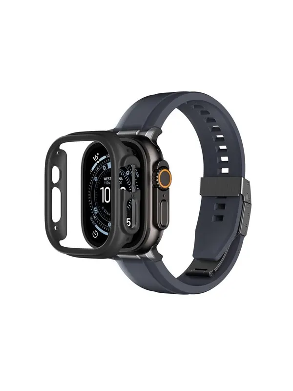 AmazingThing Minimal Protective Case for Apple Watch Ultra 3 49mm - Black