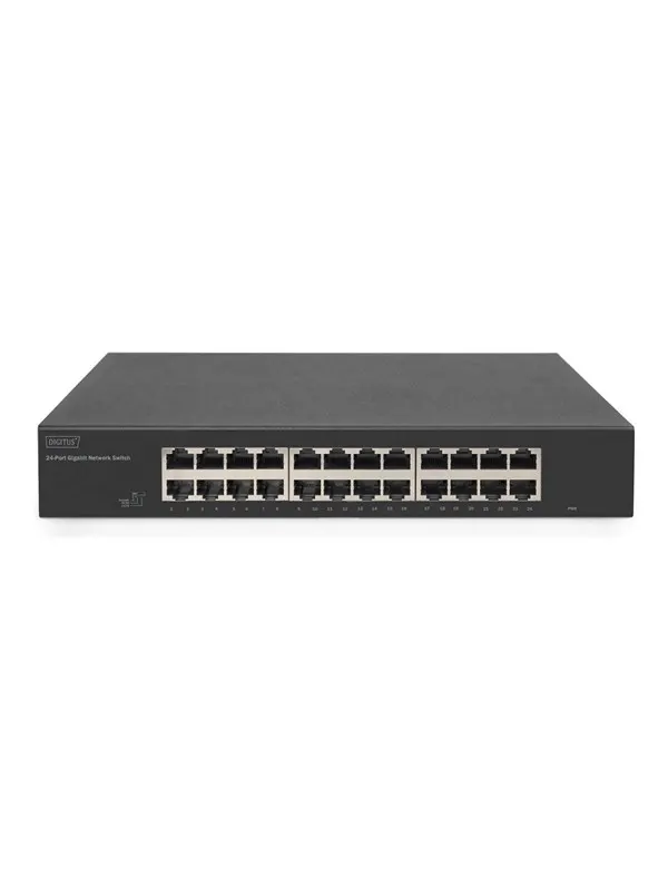 DIGITUS - switch - 24 ports - unmanaged - rack-mountable