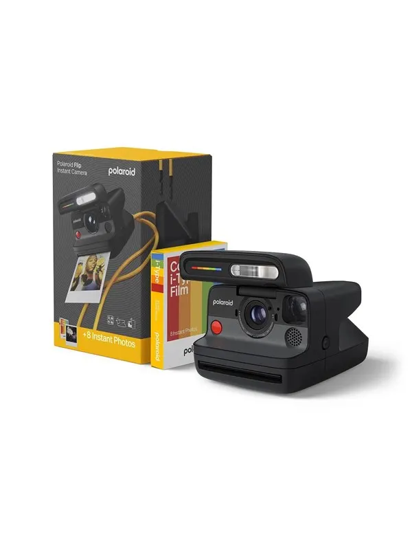 Polaroid Flip Black Color Film Bundle (8 Photos)