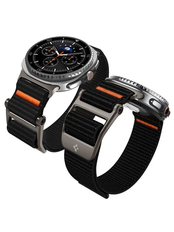 Spigen DuraPro Flex - black - Samsung Galaxy Watch 8 (40/44/46mm)