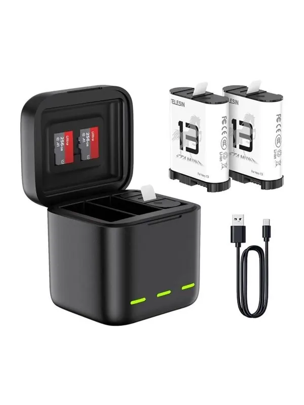 TELESIN S0-BCG-10-TGP GoPro Triple Charger