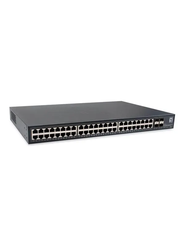 LevelOne GTU-5211 - switch - 52 ports - unmanaged - rack-mountable