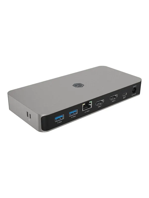 ICY BOX IB-DK2880-C41 - docking station - USB-C - 2 x HDMI - 1GbE