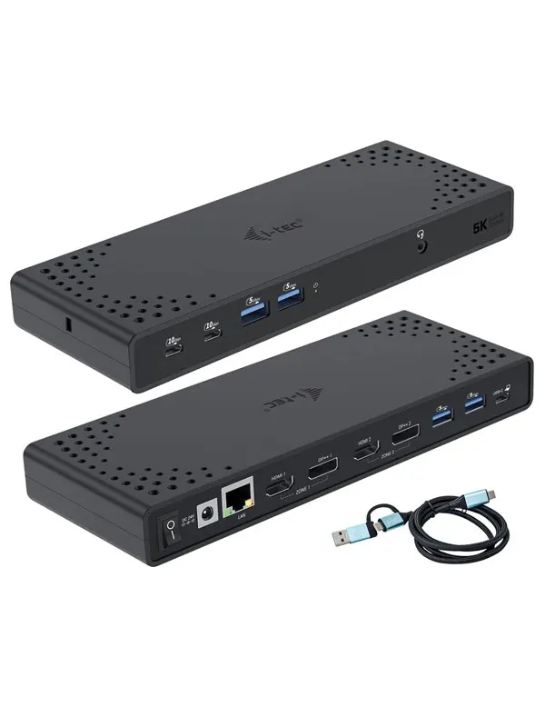 I-Tec Dockingstation - USB-C TB3/4 - 2-Port HDMI - 2-Port DP++