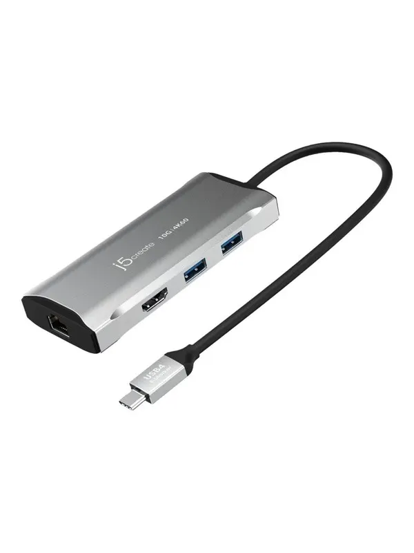 j5create 6-in-1 USB-C Travel Dock (with Ethernet and 100W PD)