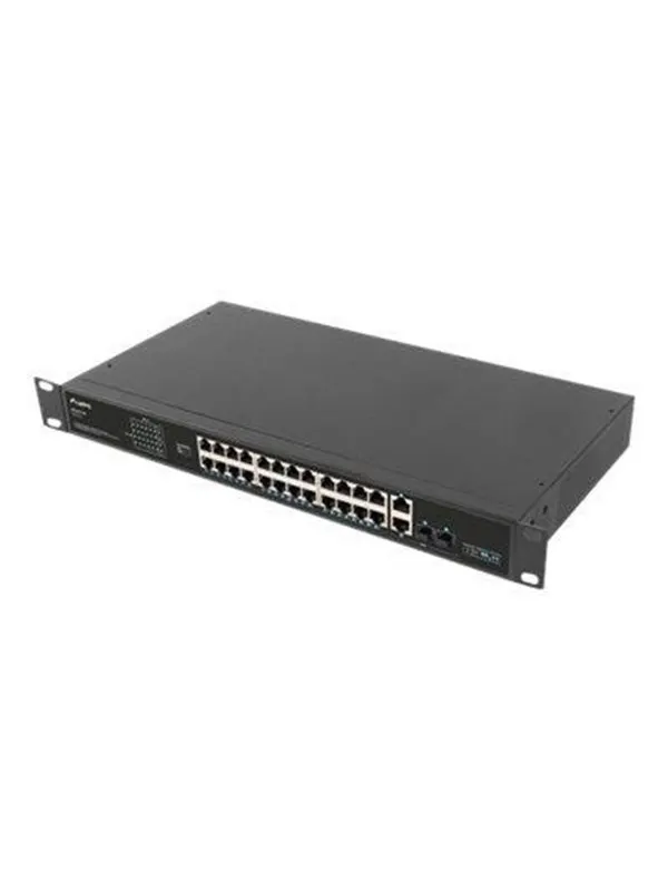 Lanberg RSFE-24P-2C-360 - switch - 24 ports - unmanaged - rack-mountable