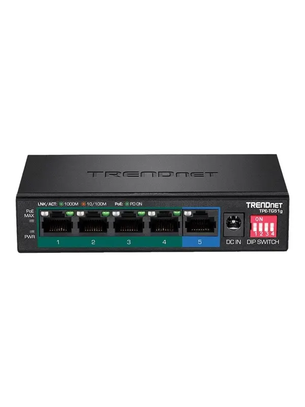 TRENDnet TPE-TG51g - switch - 5 ports - unmanaged