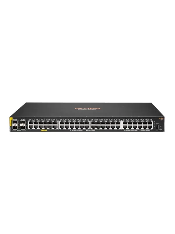 Hewlett Packard Enterprise R8N85A Aruba Networking CX 6000 48G Class4 PoE 4SFP 370W Switch