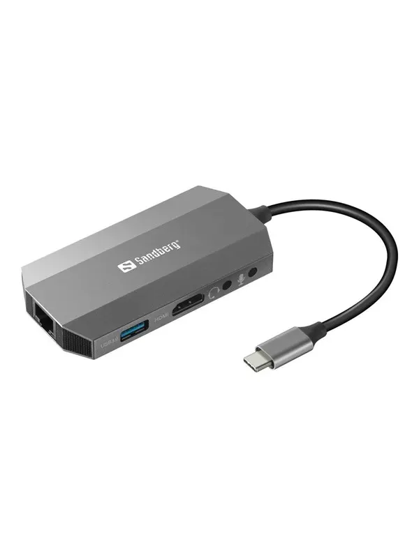 Sandberg USB-C 6-in1 Travel Dock