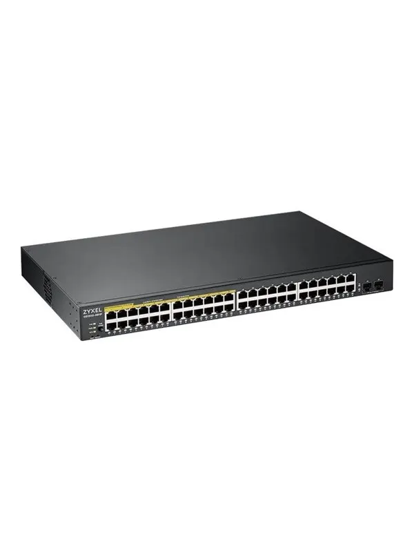 ZyXEL GS190048HPV2 48-Port Gigabit PoE+ Smart Managed Switch (170W)