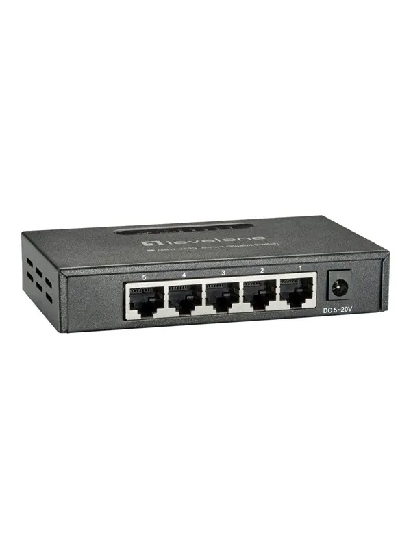 LevelOne Switch  5x GE GEU-0523