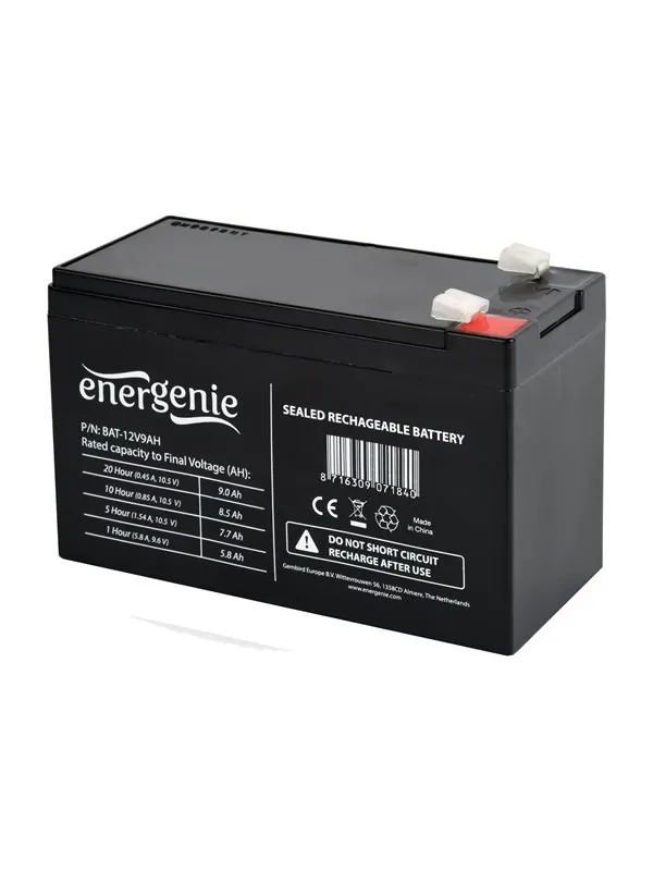 Gembird BAT-12V9AH - 12V/9Ah