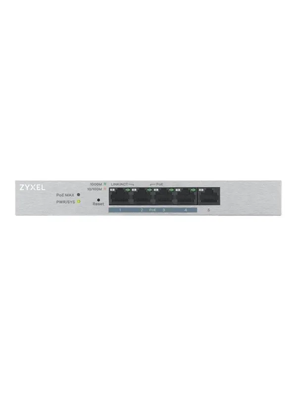 ZyXEL GS1200-5HP v2 5-Port Web Managed PoE Gigabit Switch