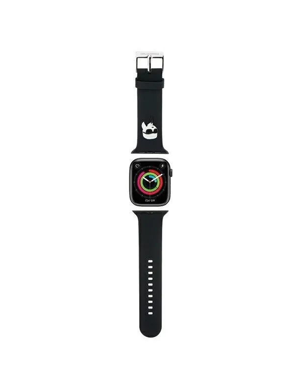 Karl Lagerfeld 3D Rubber Karl Head strap for Apple Watch 38/40/41mm - black