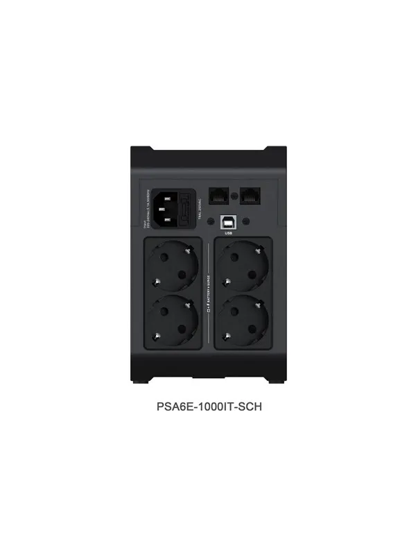 Vertiv PowerUPS 200 Essential Series PSA6E-1000IT-SCH - UPS - 525 Watt - 1000 VA