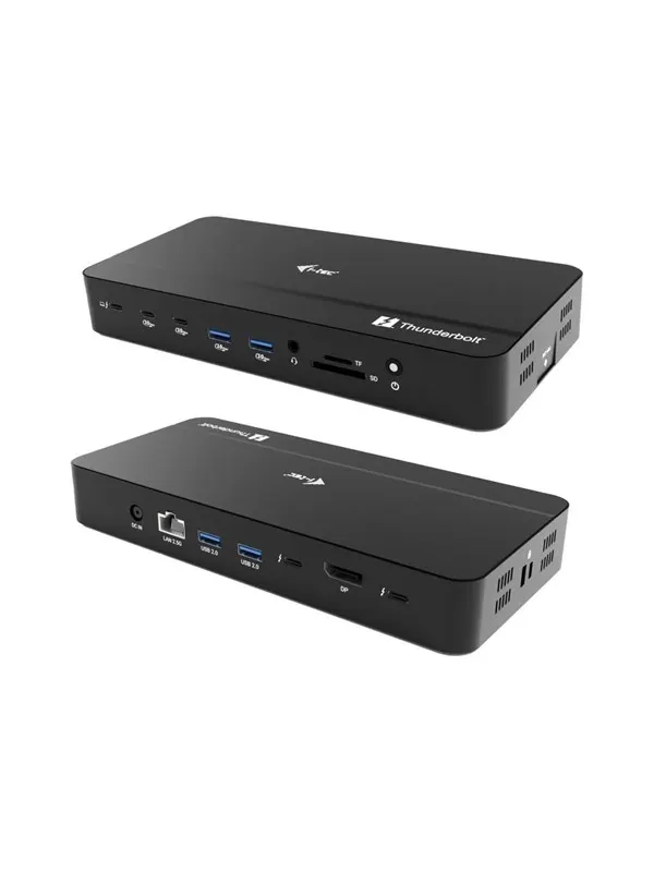 I-Tec - docking station - USB-C / USB4 / Thunderbolt 3 / Thunderbolt 4 / Thunderbolt 5 - 2 x Thunderbolt 5 DP - 1GbE 2.5GbE