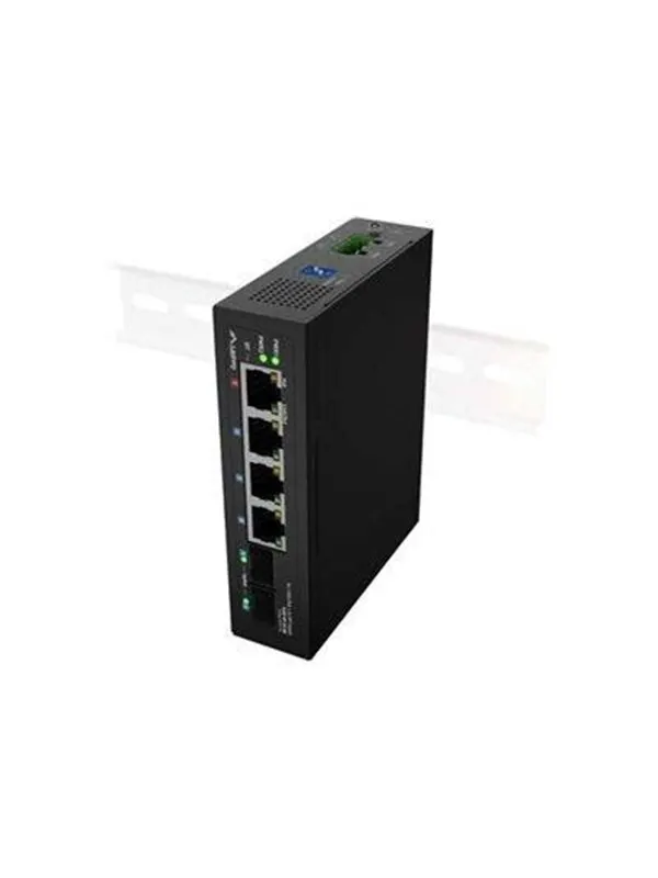Lanberg - switch - 4 ports - unmanaged - rack-mountable
