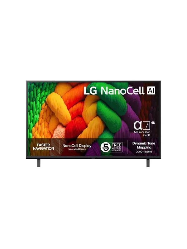 LG 43" TV LED 4K 43NANO8EA6A 43" 4K NANO SMART TV