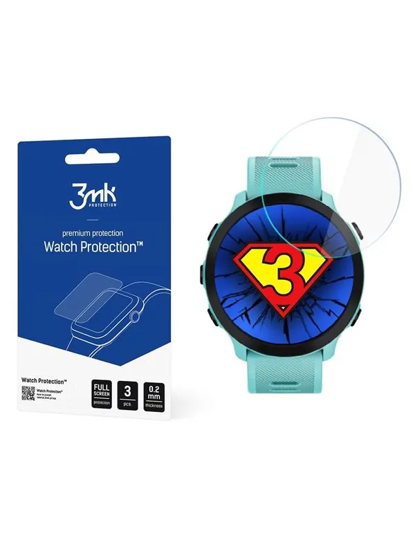 3mk Garmin Forerunner 55 - Watch Protection™ v. FlexibleGlass Lite