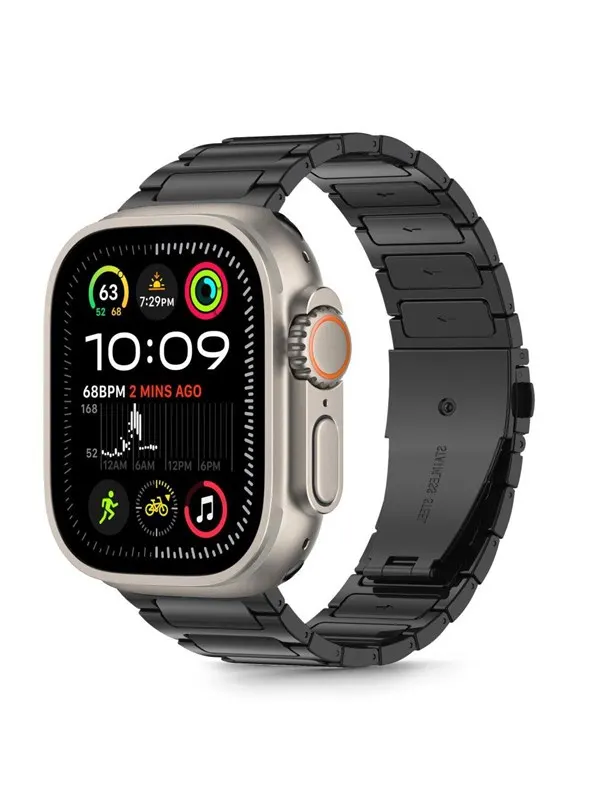 Tech-Protect Stainless Bracelet for Apple Watch 44 / 45 / 46 / 49 mm - Black