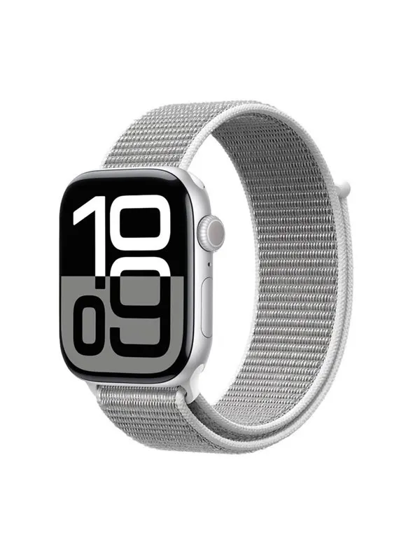 CRONG Nylon - Sport Band for Apple Watch 38/40/41/42 mm - Silver Gray