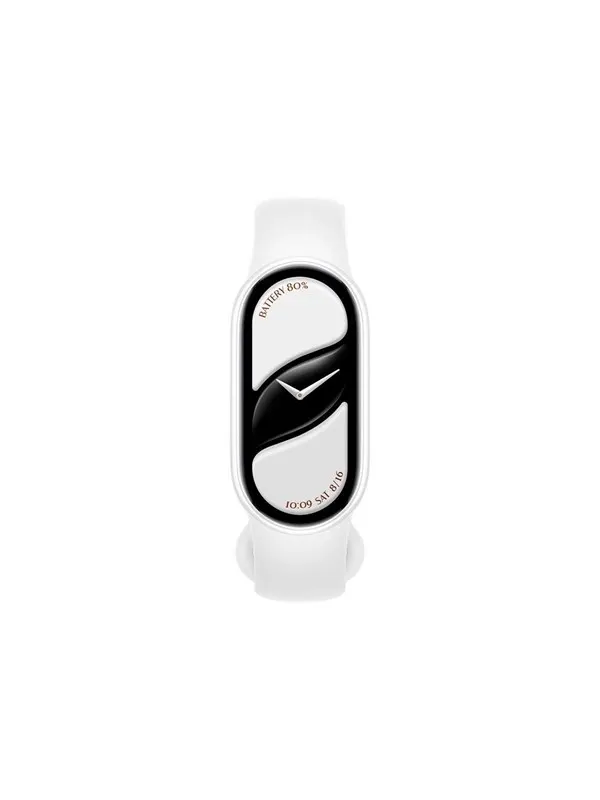 Xiaomi Smart Band 10 Ceramic Edition activity tracker with strap - pearl white
